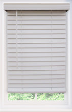 Load image into Gallery viewer, 2&quot; Quick Ship Cordless Faux Wood Blinds
