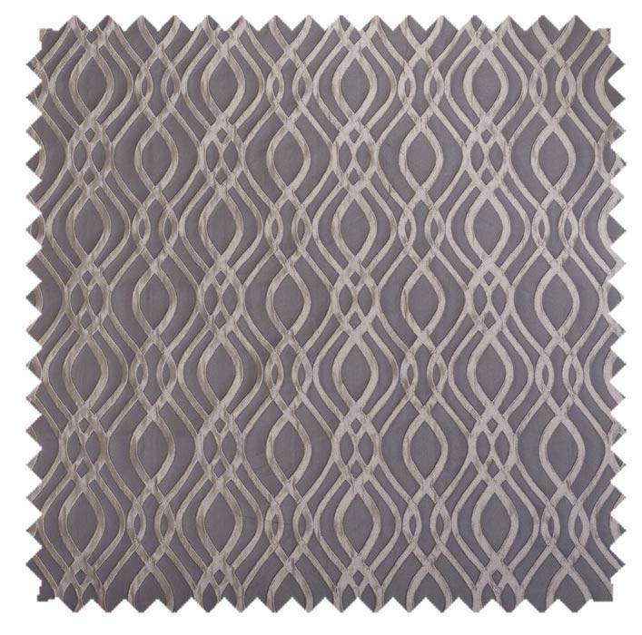 Boynton Charcoal - Elegant Roman Shade