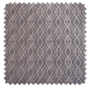 Boynton Charcoal - Premium Prints & Solids Roman Shade