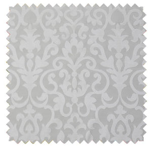Cedros Dove Grey - Premium Prints & Solids Roman Shade