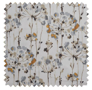 Crane Slate - Florals & Prints Roman Shade