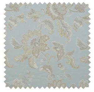 Dewey Mist - Florals & Prints Roman Shade