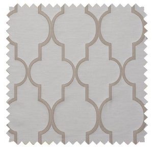 Hampton Cappuccino - Designer Patterns Roman Shade