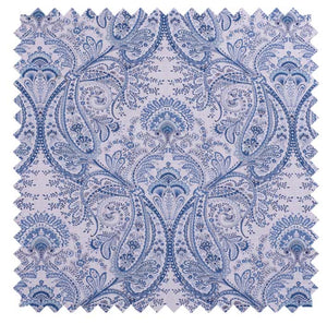 Holland Frost Blue - Florals & Prints Roman Shade