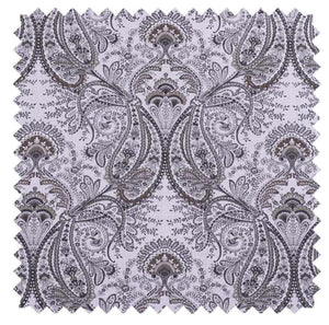 Holland Platinum Grey - Florals & Prints Roman Shade