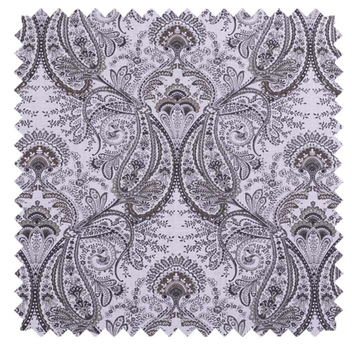 Holland Platinum Grey - Florals & Prints Roman Shade