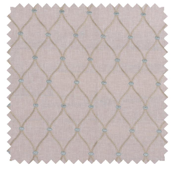 Key Largo Mineral - Designer Patterns Roman Shade