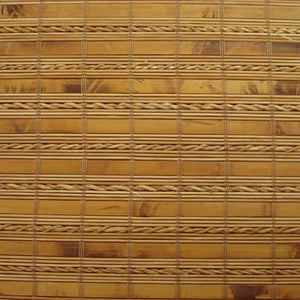 Lau Camel - Cordless Woven Wood Shades
