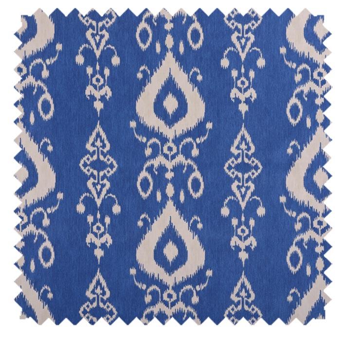 Pompano Bay Blue - Bold Prints & Solids Roman Shade