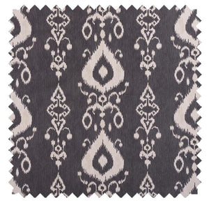 Pompano Charcoal Ink - Bold Prints & Solids Roman Shade