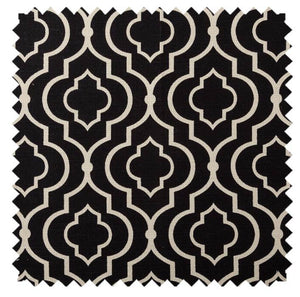 SANTORINI LICORICE - Vibrant Prints & Solids Roman Shade