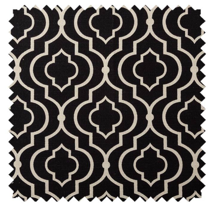 SANTORINI LICORICE - Vibrant Prints & Solids Roman Shade
