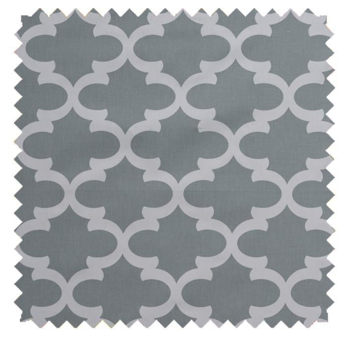 Vero Cool Grey - Bold Prints & Solids Roman Shade