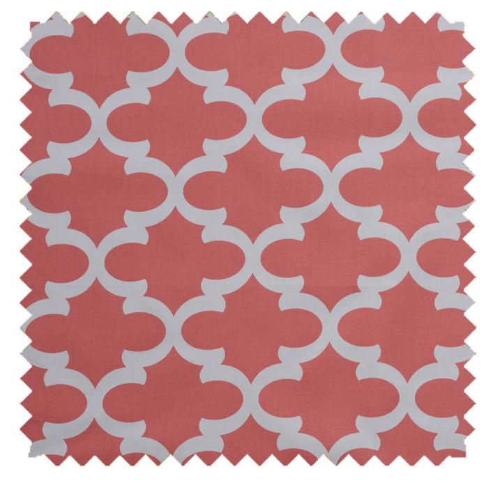 Vero Coral - Bold Prints & Solids Roman Shade
