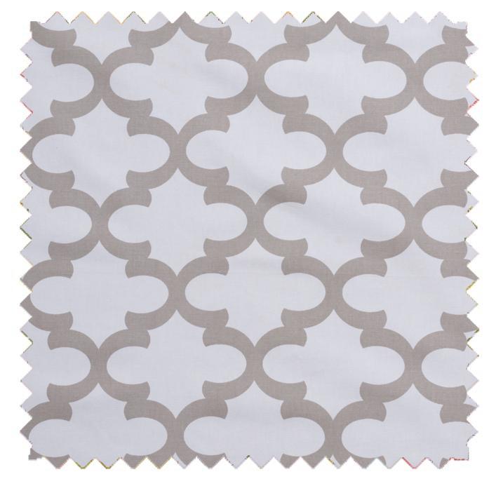 Vero White - Bold Prints & Solids Roman Shade