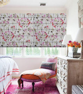 Floral Roman Shades