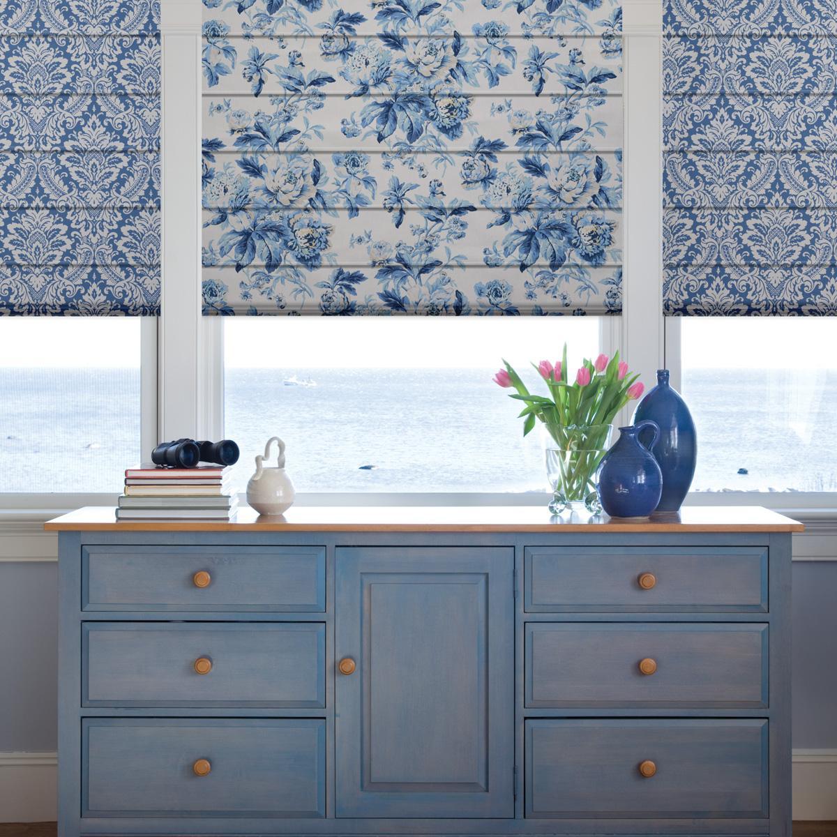 Floral Roman Shades