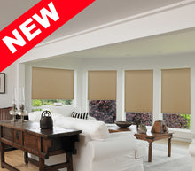 Load image into Gallery viewer, Modern Blackout Roller Shades

