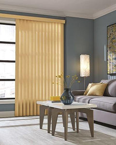 3 ½" Faux Woodtone Vertical Blinds