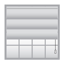 Load image into Gallery viewer, Control Style - Roman Shade
