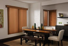 Load image into Gallery viewer, 3 ½&quot; Faux Woodtone Vertical Blinds
