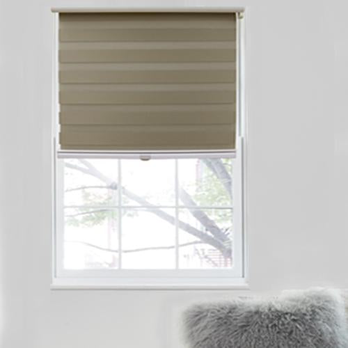 Room Darkening Zebra Roller Shades
